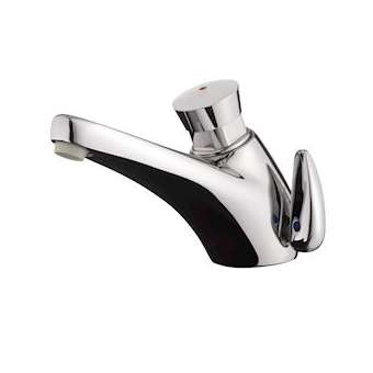 P3000s Mitigeur de lavabo sur plage temporisé 15s, G3/8 avec robinet d'arrêt|Presto-PSR68132