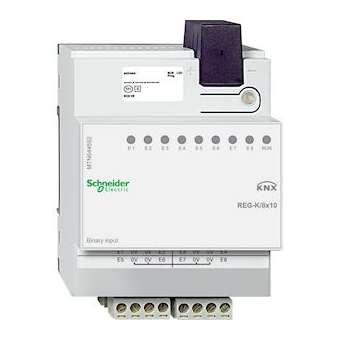 KNX - module d'entrée binaire KNX 8x10V|Schneider Electric-SCHMTN644592