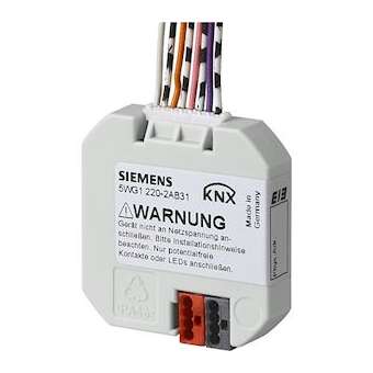 UP220/31 interface poussoir x4 4e/4s|Siemens HVAC-SBA5WG1220-2DB31