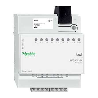 KNX - module d'entrée binaire KNX 8x24V|Schneider Electric-SCHMTN644792