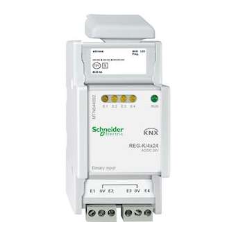 KNX - module d'entrée binaire KNX 4x24V|Schneider Electric-SCHMTN644892