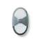 VEDO OVAL CAGE U/D+LED930 GRY|Simes-SIWS.6740W.14