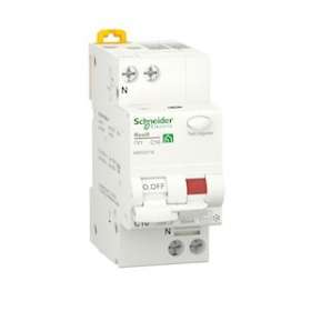 Resi9 - disjoncteur différentiel - 1P+N - 16A - 30mA - courbe C - type Fsi|Schneider Electric-SCHR9PDCF16