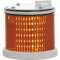 TWS LED: élément lumineux orange - lumière fixe - lentille colorée - V24ACDC|Sirena-ENA36472