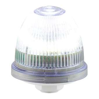 OVOLUX X R cristal, feu à éclats, feu au xénon, IP65, V24ACDC, base grise|Sirena-ENA30136