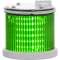 TWS LED: élément lumineux vert - fixe/flash - lentille colorée - V110AC - gris|Sirena-ENA36514