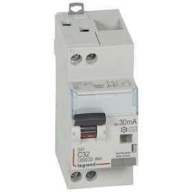 Disjoncteur diff DX³ 4500 - vis/vis -U+N 230V~ 32A - typeAC -30mA -courbe C - 2M|Legrand-LEG410708