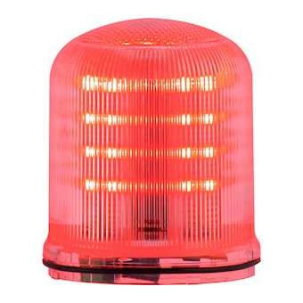 Mline: feu LED rouge - fixe/clignotant/tournant- IP66 - lentille transparente|Sirena-ENA90123