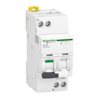 Acti9 iDD40K - disjoncteur différentiel - 1P+N C 20A 4500A/4,5A 30mA type AC|Schneider Electric-SCHA9DK1620