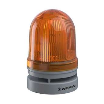 EvoSIGNAL Midi - Combi Fixe/clignt 110dB 12-24VAC/DC - Orang - Mtge polyvalent|-WRM46131070