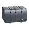 ComPacT NSX - 1 cache-borne long pour disjoncteur ou socle - 4P pour NSX100-250