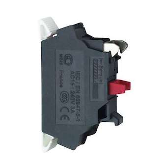 Harmony - bloc contact - 1O - raccordement ressorts|Schneider Electric-SCHZBE1025