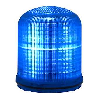Mline: feu LED bleu extra lumineux - clignotant/strobos/aleatoire - IP66|Sirena-ENA90851