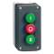 Harmony boite - 3 boutons poussoirs D22 - vert /rouge /vert|Schneider Electric-SCHXALD339