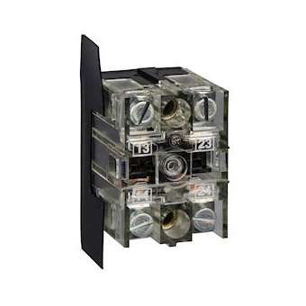 Harmony XENC - bloc de contact à rappel - 1OF+1F - mont. front.- entraxe 30/40mm|Schneider Electric-SCHXENB1191