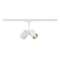BIMA, spot, blanc mat, 2x GU10, max. 2x50W, adaptateur 1 allumage inclus|SLV-DC5143431