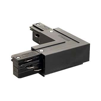EUTRAC connecteur 90DEG, terre extérieure, noir|SLV-DC5145670