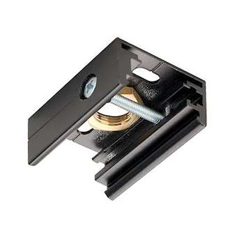 EUTRAC, clip de fixation, intérieur, pour rail 3 allumages en saillie, noir|SLV-DC5145730
