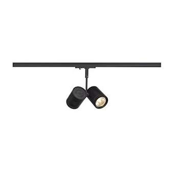 BIMA, spot, noir, 2x GU10, max. 2x50W, adaptateur 1 allumage inclus|SLV-DC5143430