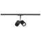 BIMA, spot, noir, 2x GU10, max. 2x50W, adaptateur 1 allumage inclus|SLV-DC5143430
