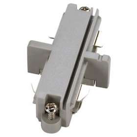 Connecteur droit pour rail 1 allumage 16A max, gris, électrique|SLV-DC5143092