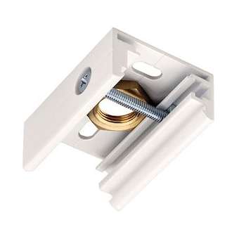 EUTRAC, clip de fixation, intérieur, pour rail 3 allumages en saillie, blanc|SLV-DC51001530