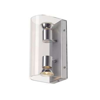 RETROSIX GU10 WALL UP-DOWN, transparent, GU10, max 2x 50W|SLV-DC5147585