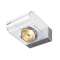 RETROSIX QRB111 WALL, applique alu brossé, transparent, max 50W|SLV-DC5147584
