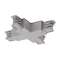 S-TRACK, connecteur en X, pour rail 3 allumages, intérieur, gris argent