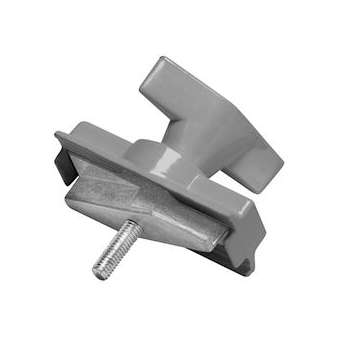 S-TRACK, adaptateur mécanique, pour rail 3 allumages, intérieur, gris argent|SLV-DC5175214