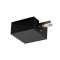 D-TRACK, alimentation avec boîtier, pour rail 2 allumages, intérieur, noir|SLV-DC5172060