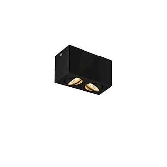 TRILEDO, plafonnier intérieur, double, rectangulaire, noir, LED, 14W, 3000K|SLV-DC51002003