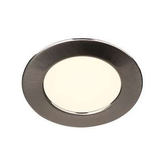 DL 126, encastré de plafond ou mural intérieur, alu brossé, LED, 2,8W, 2700K|SLV-DC5112165