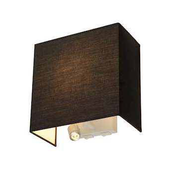 ACCANTO SPOT, applique intérieure, liseuse, noir, E27, 24W max, LED, 1W, 3000K|SLV-DC5155670