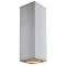 THEO UP/DOWN, applique intérieure, alu brossé, GU10/QPAR51, 2x 50W max|SLV-DC51000329