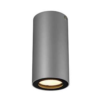 ENOLA B, plafonnier intérieur, gris argent/noir, GU10/QPAR51, 35W max|SLV-DC5151814