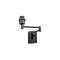 FENDA, applique intérieure, base, noir, E27, 40W max, sans abat-jour|SLV-DC51001450