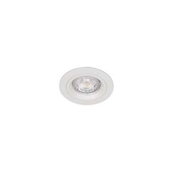Spot BE BETTER - 1/4 de tour GU10 rond fixe, blanc mat IP44|Europole-POL234404