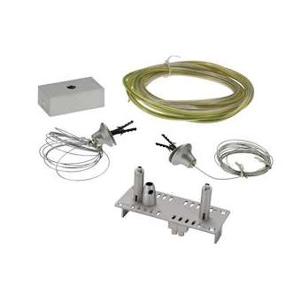 TEC KARDA, kit de suspension, gris argent|SLV-DC5149150