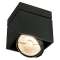 KARDAMOD, plafonnier intérieur, simple, carré, noir mat, GU10/QPAR111, 75W max|SLV-DC5117100