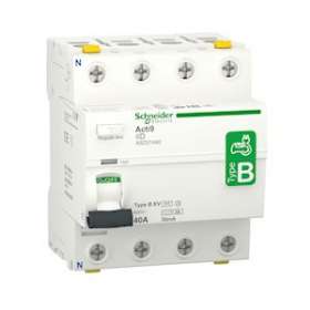 Acti9 iID - interrupteur différentiel - 4P - 40A - 30mA - type B - EV - 400V|Schneider Electric-SCHA9Z51440