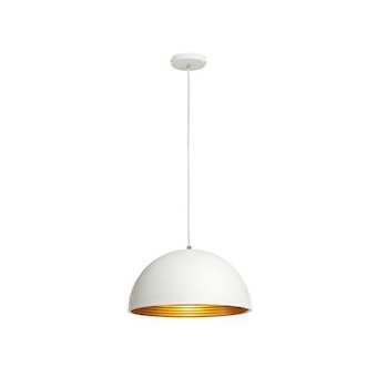FORCHINI M 40, suspension intérieure, D 40 cm, blanc/or, E27, 40W max|SLV-DC5155911