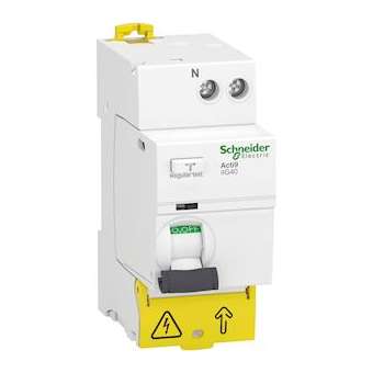 Acti9 iIG40 - interrupteur différentiel tête de groupe - 1P+N 40A 30mA type AC|Schneider Electric-SCHA9R67640