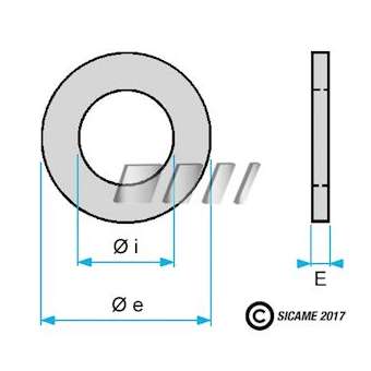 Rondelle moyenne - 12mm (diam. ext 27mm)|sm-ci-SICM12NG