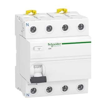Acti9 iIDK - interrupteur différentiel - PdC 4,5kA 4P 40A type AC 30mA|Schneider Electric-SCHA9R55440