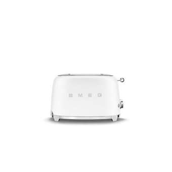 Toaster 2 tranches Années 50 - Structure en acier embouti|Smeg france-SMFTSF01WHMEU