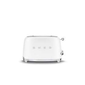 Toaster 2 tranches Années 50 - Structure en acier embouti|Smeg france-SMFTSF01WHMEU