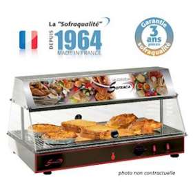 Vitrine chaude 1 niveau|Sofraca-SFCN60