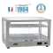 Vitrine chaude 3 niveaux finition inox|Sofraca-SFCN83