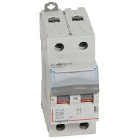 Interrupteur-sectionneur DX³-IS 2P 400V~ - 63A - 2 modules|Legrand-LEG406441